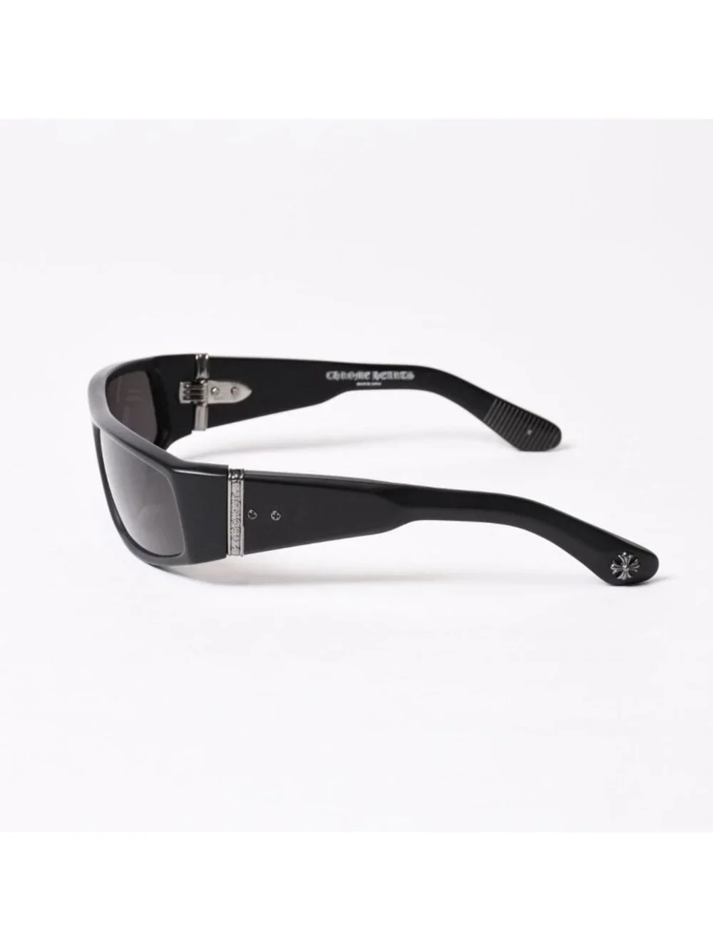 Chrome Hearts Porny Sunglasses Acetate 925 Sterling Silver Black Eyewear